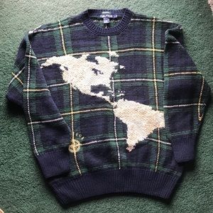 Nautica hand knit sweater